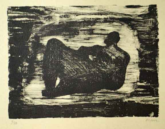 Black Reclining Figure III