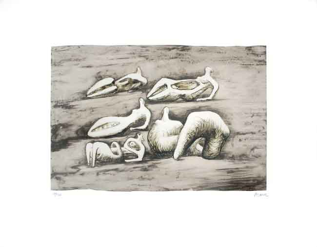 Five Reclinning Figures