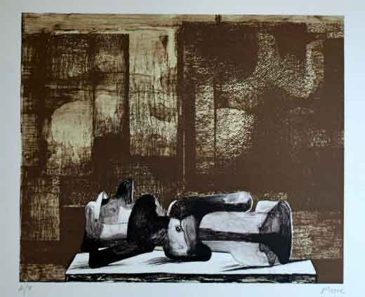 Reclinning Figure Architectural Background IV