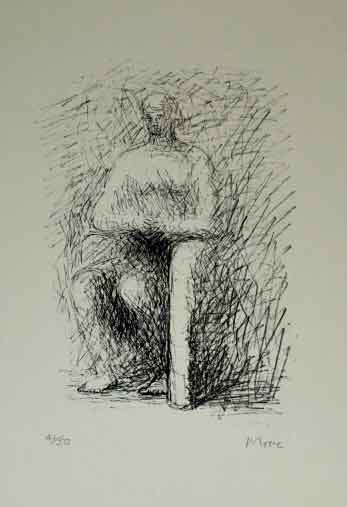 Seate Figure I Line Drawing
