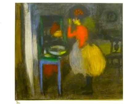 Femme Devant Le Miroir 1