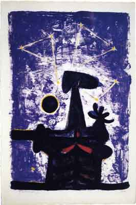 Hombre, Luna y Estrellas